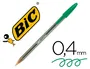 Bic Bolígrafo Cristal Original Tinta Verde Unidad Punta 1 mm Trazo 0.4 mm