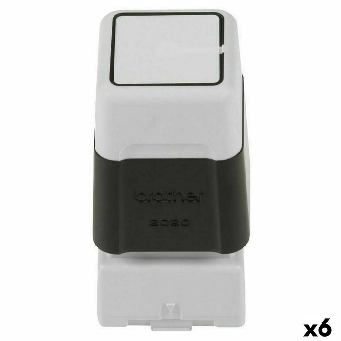 Brother Sello Automático 20x20 mm Negro (Pack 6)