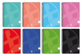 Centauro 01-Uniclasic Cuaderno Tapa Blanda 80H Pauta 3,5 mm Cuarto Colores Surtidos