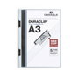 Durable Dosier con clip Duraclip A3 azul para 60 hojas