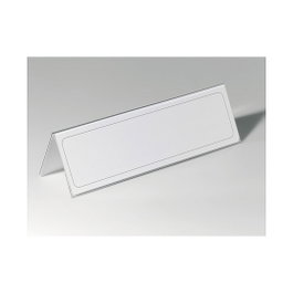Durable 8053-19 Porta-nombres de mesa transparente (Set de 25)