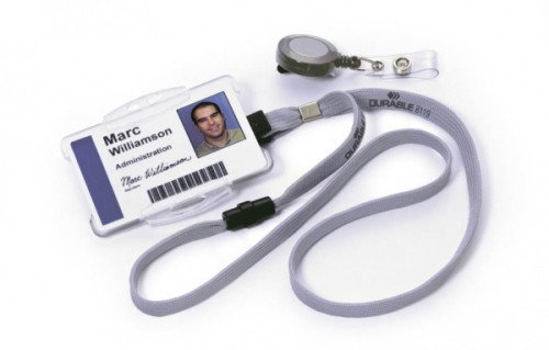 Durable Caja de 10 Cintas para Identificador Textil de 10 mm Gris Durable Caja de 10 Cintas para Identificador Textil de 10 mm Gris