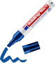 Edding Marcador Permanente Nº 1 Azul Punta Biselada (Set de 10)