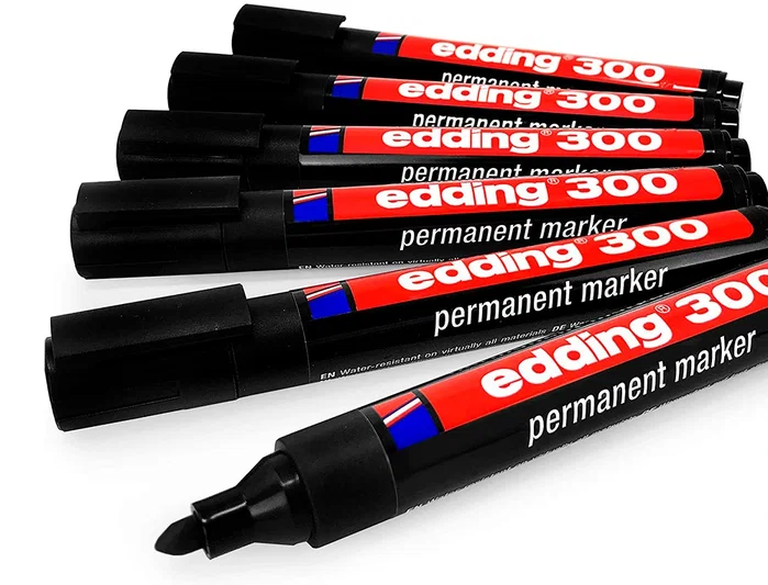 Edding Marcador Permanente 300 Negro (Set de 10) Edding Marcador Permanente 300 Negro (Set de 10)
