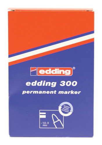 Edding Marcador Permanente 300 Negro (Set de 10) Edding Marcador Permanente 300 Negro (Set de 10)