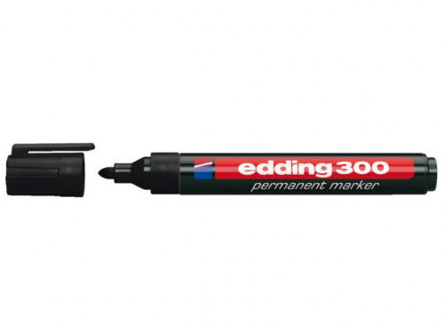 Edding Marcador Permanente 300 Negro (Set de 10) Edding Marcador Permanente 300 Negro (Set de 10)
