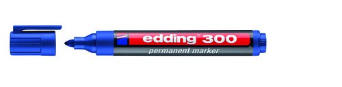 Edding Marcador Permanente 300 Azul Punta Redonda 1,5-3 mm Edding Marcador Permanente 300 Azul Punta Redonda 1,5-3 mm