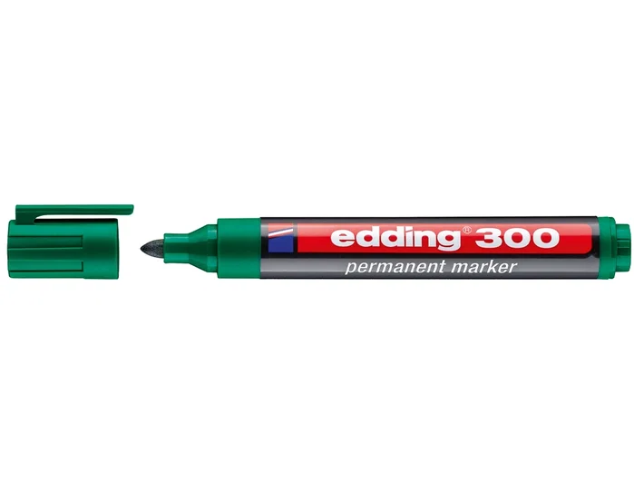 Edding Marcador Permanente 300 Verde (Set de 10)
