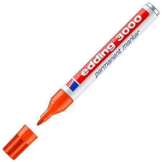 Edding Marcador Permanente 3000 Naranja - Set de 10, Punta Redonda 1,5-3 mm, Resistente al Agua y al Roce (Set de 10) Edding Marcador Permanente 3000 Naranja - Set de 10, Punta Redonda 1,5-3 mm, Resistente al Agua y al Roce (Set de 10)