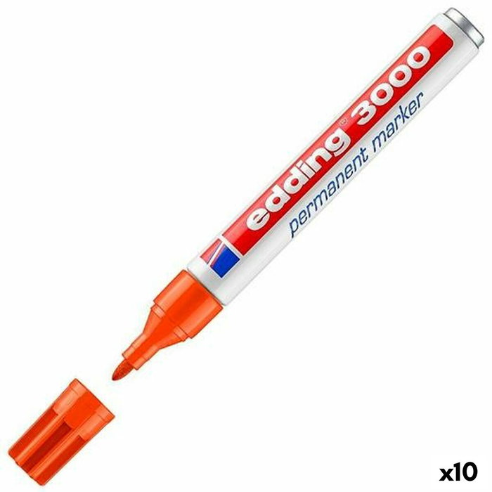 Edding Marcador Permanente 3000 Naranja
