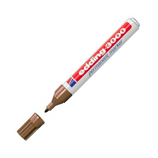 Edding 3000 Marcador Permanente Marrón Punta Redonda 1,5-3 mm Set de 10 (Set de 10) Edding 3000 Marcador Permanente Marrón Punta Redonda 1,5-3 mm Set de 10 (Set de 10)