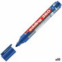 Edding Marcador Pizarra Blanca 360 Azul (Set de 10)