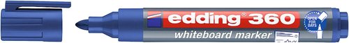 Edding Marcador Pizarra Blanca 360 Azul (Set de 10) Edding Marcador Pizarra Blanca 360 Azul (Set de 10)