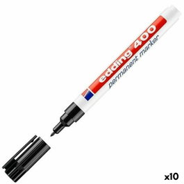 Edding Marcador Permanente 400 Negro (Set de 10)