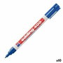 Edding Marcador Permanente 400 Azul (Set de 10)