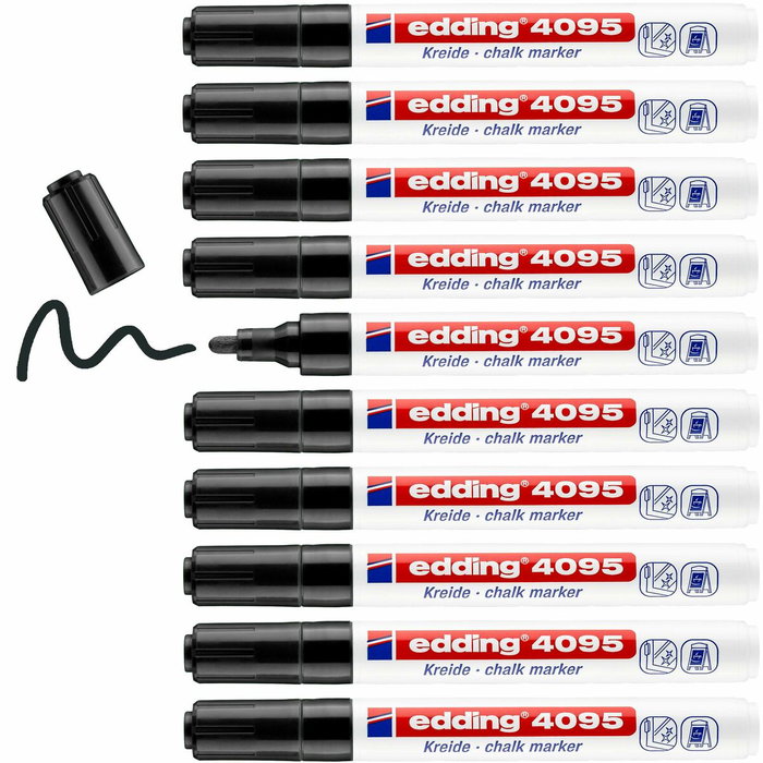 Edding Marcador de Tiza Líquida 4095 Multicolor Set de 10
