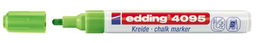 Marcador Tiza Liquida Edding 4095 Conico Verde Claro (Set de 10)