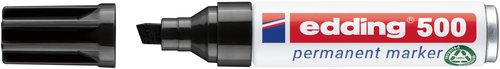 Edding Marcador Permanente 500 Negro Set de 10 Edding Marcador Permanente 500 Negro Set de 10