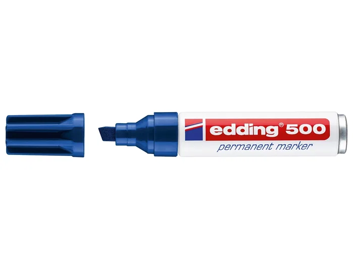 Edding Marcador Permanente 500 Azul (Set de 10) Edding Marcador Permanente 500 Azul (Set de 10)