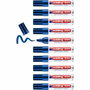 Edding Marcador Permanente 500 Azul (Set de 10)