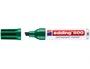 Edding Marcador Permanente 500 Verde Punta Biselada 7mm Rotulador Recargable Resistente al Agua y Luz
