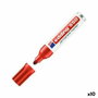 Edding Rotulador Permanente 550 Rojo Punta Fibra Recargable