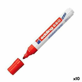 Edding Marcador pizarra 660 punta cónica trazo 1,5-3mm rojo