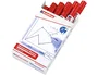 Edding Marcador pizarra 660 punta cónica trazo 1,5-3mm rojo