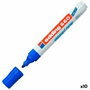 Edding Marcador Pizarra Blanca 660 Azul Rellenable (Set de 10)