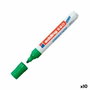 Edding Marcador Pizarra Blanca 660 Verde (Set de 10)