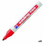 Edding Marcador Permanente 750 Rojo Set de 10 unidades