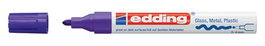 Marcador T.Opaca Perm. Edding 750 Conico Violeta (Set de 10)