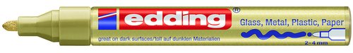 Edding Marcador Permanente 750 Oro Set de 10 unidades