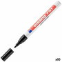 Edding Marcador Permanente 751 Negro Set de 10