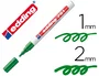 Edding Rotulador 751 Punta Fibra Verde Punta Redonda 1-2 mm Tinta Permanente Opaca