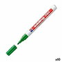Edding Marcador Permanente Tinta Opaca 751 Verde (Set de 10)