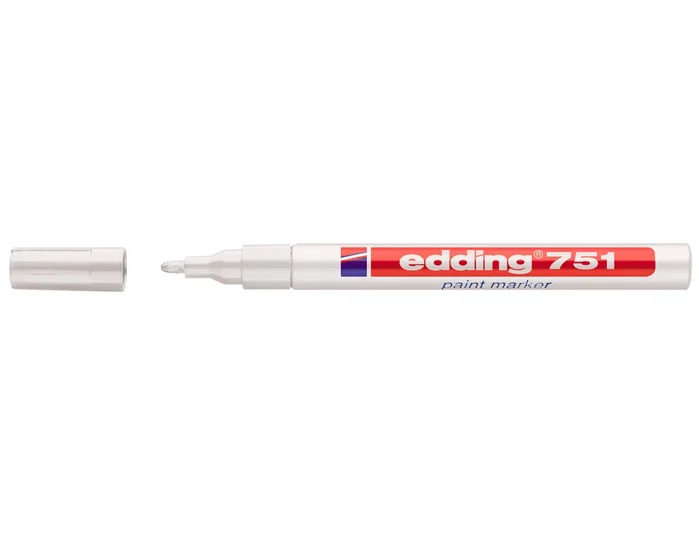 Edding Marcador Permanente 751 Blanco (Set de 10) Edding Marcador Permanente 751 Blanco (Set de 10)