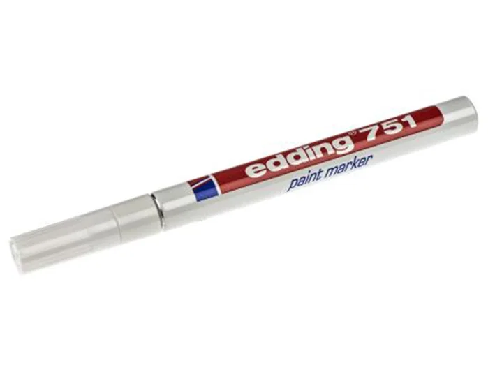Edding Marcador Permanente 751 Blanco (Set de 10) Edding Marcador Permanente 751 Blanco (Set de 10)