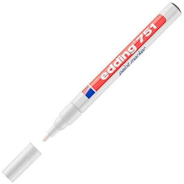 Edding 751 Marcador Permanente Tinta Opaca Blanco (Set de 10) (Set de 10)