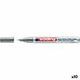 Edding Marcador Permanente 780 Plata (Set de 10)