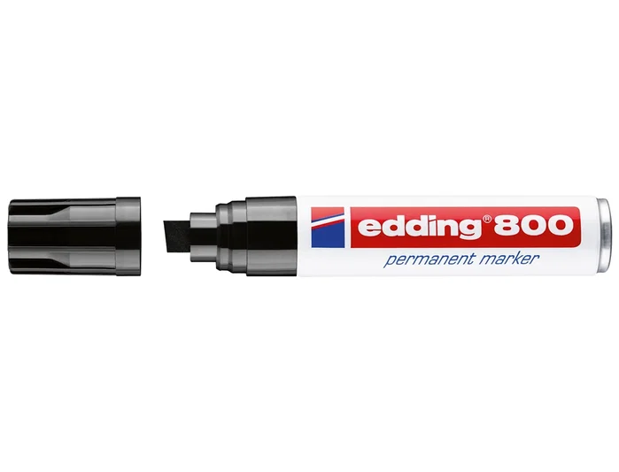 Edding Marcador Permanente 800 Negro Set de 5 Edding Marcador Permanente 800 Negro Set de 5