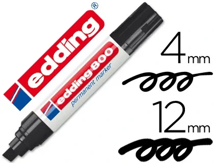 Edding Marcador Permanente 800 Negro Set de 5 Edding Marcador Permanente 800 Negro Set de 5