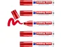 Edding Marcador Permanente 800 Rojo Set de 5
