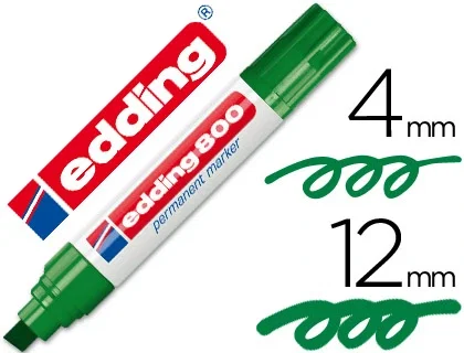 Edding Marcador Permanente 800 Verde (Set de 5)
