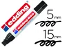 Edding Rotulador Permanente 850 Negro Punta Biselada 5-15 mm