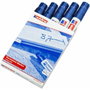 Edding Marcador Permanente 850 Azul (Set de 5)
