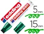 Edding Rotulador Marcador Permanente 850 Verde Punta Biselada 5-15 mm Recargable