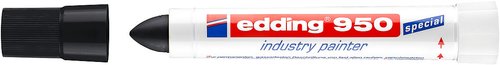 Edding 950 Marcador Industrial Permanente Negro 10 mm