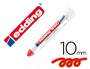 Edding Marcador Permanente 950 Pasta Opaca Rojo Punta Redonda 10 mm para Superficies Oxidadas y Rugosas