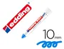 Edding Marcador Permanente 950 Pasta Opaca Azul Punta Redonda 10 mm para Superficies Oxidadas/Rugosas